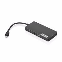Lenovo GX90T77924 knyginių kompiuterių dokas / jungčių replikatorius USB 3.2 Gen 1 (3.1 Gen 1) Type-C Pilka
