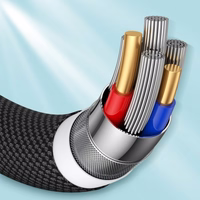 USB Kabelis Joyroom "S-1024M13" rožinis "Type-C / Lightning" 100cm (iki 20W)