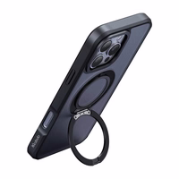 McDodo PC-4933 MagSafe dėklas iPhone 16 Pro Max su stovu (juodas)