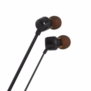 Laidinės ausinės su 3,5 mm jungtimi JBL T110 juodos