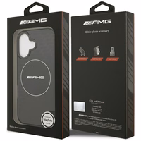 AMG Nauble Layer permatomas dūminis MagSafe dėklas iPhone 17 - juodas