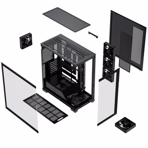 MODECOM kompiuterio korpusas VOLCANO STELLAR PLUS ARGB MIDI 5F Juoda