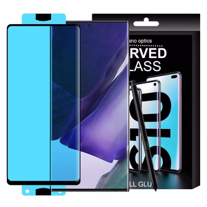 3D Kraštas Nano Flexi stiklas hibridinis pilnas apsauginis stiklas su rėmeliu Samsung Galaxy S21+ 5G (S21 Plus 5G) juodas