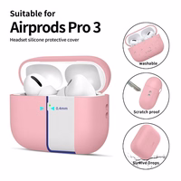 Tech-Protect silikoninis dėklas AirPods Pro 3 rožinis