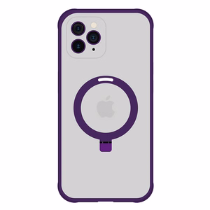 Tel Protect Magiškas MagSafe su stovu dėklas telefonui Iphone 11 Pro – violetinis