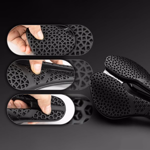 Rockbros LF0214 anatominis 3D vandeniui atsparus dviračio balnelis – juodas