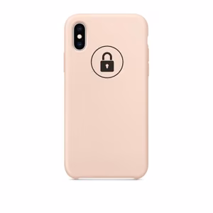 Dėklas "Silicone Case" skirtas iPhone X (XS) / Pink Sand / su įpakavimu