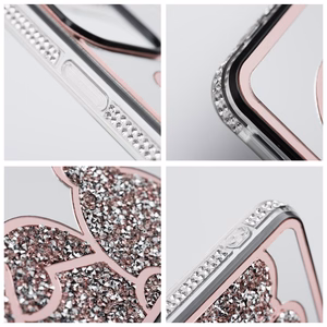 TEDDY BEAR dėklas telefonui IPHONE 17 Pro rožinis