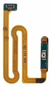 Lanksčioji jungtis Samsung A135/A137 A13 on/off + Fingerprint mygtuku White originali (service pack)