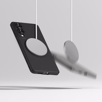 Ringke Onyx magnetinis dėklas telefonui MagSafe Samsung Galaxy S25 Edge - juodas