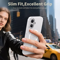 Tech-Protect MagSlim Magnetinis dėklas telefonui iPhone 17 - matinė balta