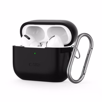 Tech-Protect silikoninis kabliuko dėklas Apple AirPods Pro 1 / 2 - juodas