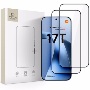 Tech-Protect Glass Fit+ 2 vnt. grūdintas stiklas Xiaomi 17T - juodas