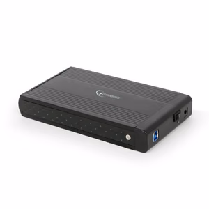Gembird EE3-U3S-3 saugojimo diskų korpusas HDD korpusas Juoda 3.5"