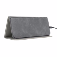 Pelės kilimėlis su belaidžiu įkrovikliu 15W OJD-82 rudas pilkas