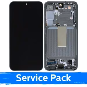 LCD дисплей для Samsung S911 S23 с рамкой зелёный (Service Pack)