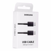 USB kabelis Samsung EP-DA705BBEGWW Type-C-Type-C 1.0m juodas