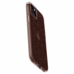 Spigen Liquid Crystal Glitter dėklas telefonui iPhone 15 Plus - rožinis/skaidrus