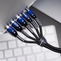 Kabelis FORCELL F-ENERGY C351 USB A į Micro USB QC3.0 2,4A 18W Gradientinis 1 m juodas (m)