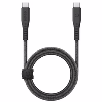 ENERGEA Laidas Flow USB-C - USB-C1.5m juodas/black 240W 5A PD Fast Charge