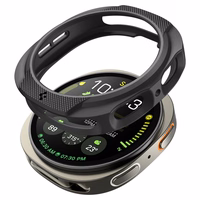Spigen Liquid Air dėklas laikrodžiui Samsung Galaxy Watch 8 44mm - matinis juodas