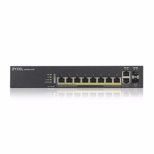 Zyxel GS1920-8HPV2 Valdomas Gigabit Ethernet (10/100/1000) Maitinimas per Eternetą (PoE) Juoda