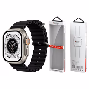 YESIDO WB21 APPLE WATCH SILICONE STRAP 38/40/41 BLACK