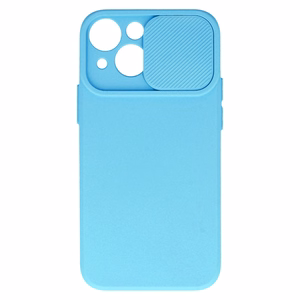Camshield Soft dėklas iPhone 15 Plus šviesiai mėlynas