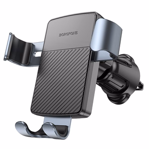 Borofone automobilinis gravitacinis laikiklis BH118 Refined prie ventiliacijos juodas