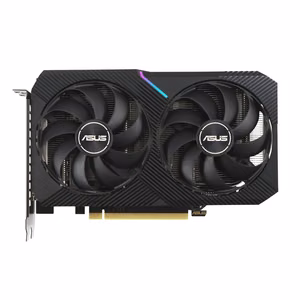 Видеокарта ASUS NVIDIA GeForce RTX 3060, 12 ГБ GDDR6, 192 бита, PCIe 4.0 x16, GPU 1837 МГц, 1× HDMI, 3× DisplayPort, DUAL-RTX3060-O12G-V2