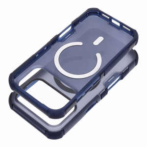 Case for iPhone 16 Forcell F-Protect BumperX Premium compatible with MagSafe navy blue