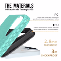 Dėklas Perfectionists Triangle Mag Case Apple iPhone 15 žalias