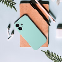 Silicone Lite dėklas telefonui iPhone 17 mentolinis