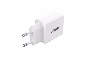 Unitek P1113A-EU - įkroviklis 2X USB-A, 12W, baltas