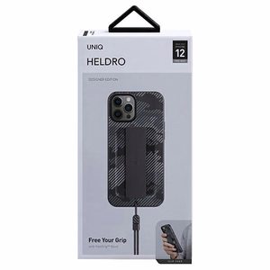 Uniq Heldro dėklas telefonui iPhone 12 Pro Max - juodas kamufliažas