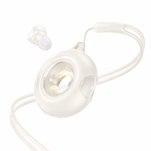 HOCO belaidės ausinės bluetooth TWS EW71 pieniškai baltos