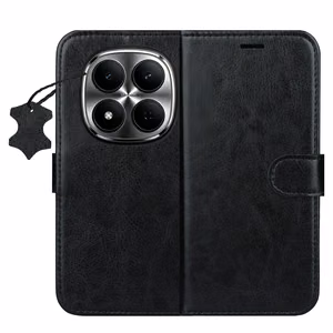 Smart Luxe кожаный чехол для Xiaomi Redmi Note 15 Pro 5G черный