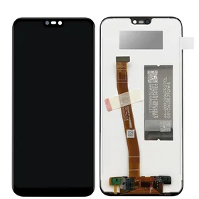 Ekranas Huawei P20 Lite su lietimui jautriu stikliuku juodas ORG