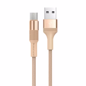 Borofone Kabelis BX21 Išskirtinis - USB į Micro USB - 2,4A, 1 metras, auksinis
