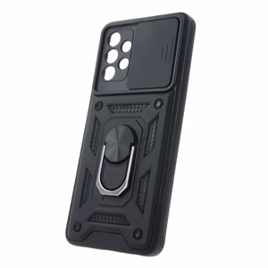 Defender Slide dėklas telefonui Samsung Galaxy A52 4G / A52 5G / A52S 5G juodas