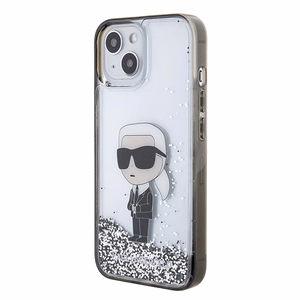 Karl Lagerfeld KLHCP15SLKKNSK dėklas telefonui iPhone 15 6.1" - skaidrus