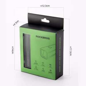 Rockbros RHL1500 priekinis dviračio žibintas 5000mAh 1500lm IPX6 - juodas