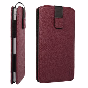 WONDER Flexi Pouch Case (Size XL) for Iphone 17 Air, iPhone 16 Plus/Samsung S26 Plus/S25 Plus/A56/A55/A54/Xiaomi 15/14/13T Pro/13T/Oppo Find X8/Find X7/Reno 12 Pro/Vivo X200/X100/V40 Pro/Motorola Edge 50 Pro/Edge 50/Edge 30 Fusion burgundy