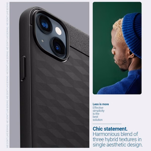 Caseology Parallax Mag MagSafe dėklas telefonui iPhone 14 Plus – matinis juodas