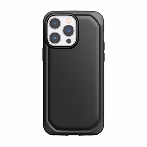 X-Doria Raptic Slim dėklas, skirtas iPhone 14 Pro Max, biologiškai skaidus, juodas