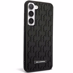 Karl Lagerfeld KLHCS23MRUPKLPK S23+ S916 kietas dėklas juodas/juodas 3D Monogram