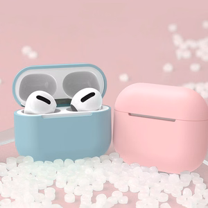 AirPods dėklas silikoninis minkštas ausinėms mėlynas (C)