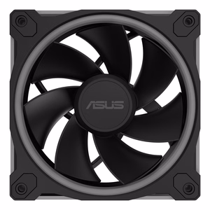 ASUS Prime MR120 Fan ARGB Reverse Black 3in1 Kompiuterio korpusui Ventiliatorius 12 cm Juoda 3 vnt