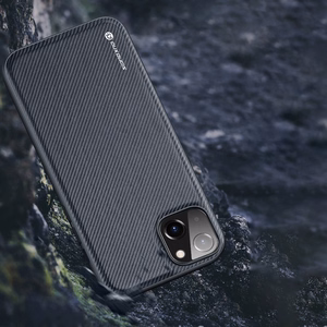 Dux Ducis Fino dėklas telefonui iPhone 14 Plus mėlynas nailoninis