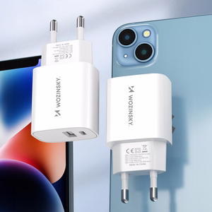 Įkroviklis Wozinsky (WGWCW) (1xUSB-C;1xUSB 3A 20W) baltas